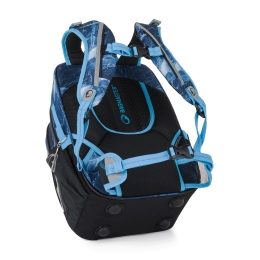 Set school backpack BagMaster Beta 26 D + pencil case + pouch - Hockey (3)