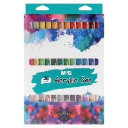 Acrylic paints M&G 12 ml - set of 36 pcs
