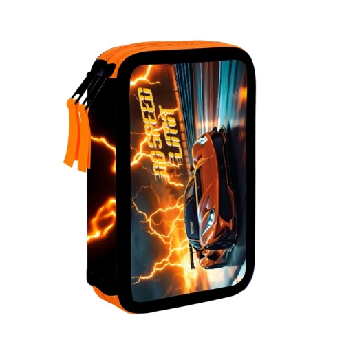 Pencil case 2-posch. empty - Car 2