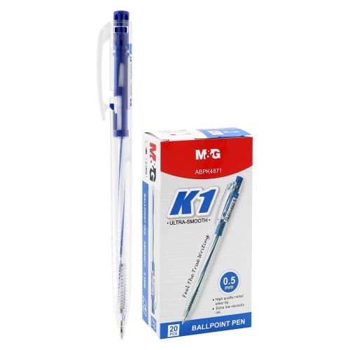 Ballpoint pen M&G K1 (0,5 mm) - blue refill