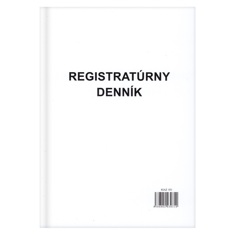 Denník registratúrny, A4, 96 listov,   (IGAZ 31)