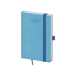 2027 Weekly Pocket Planner, Print Pop - Light Blue