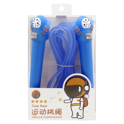Jump rope 2,8 m blue - cosmonaut