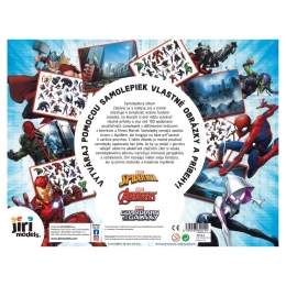 Samolepkový album 100 samolepiek - Marvel