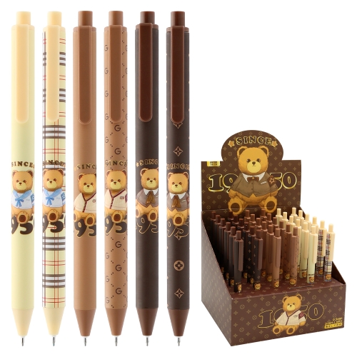 Gel pen JUNIOR 1950 Bear 0,5 mm - blue refill (mix /price 1pc) (1)