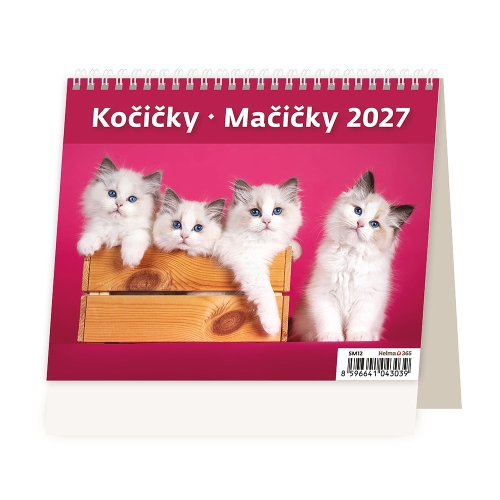 Stolový kalendár 2027 MiniMax Kočičky/Mačičky