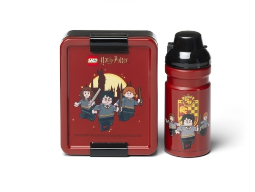 LEGO Harry Potter desiatový set (fľaša a box) - Nebelvír