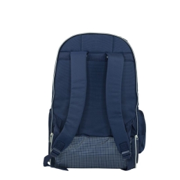 6-zip wheeled backpack (25 l) 1918 series, navy blue (2)