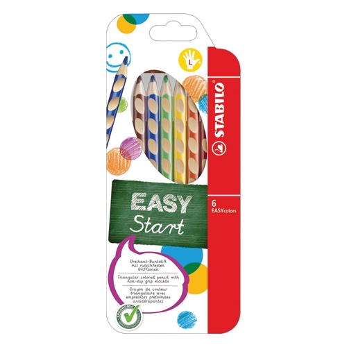 STABILO EASYcolors triangular crayons for left-handed people 6 pcs