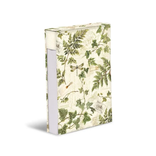 Tear-off notebook MAXI Nature, white-green 10x14,7 cm