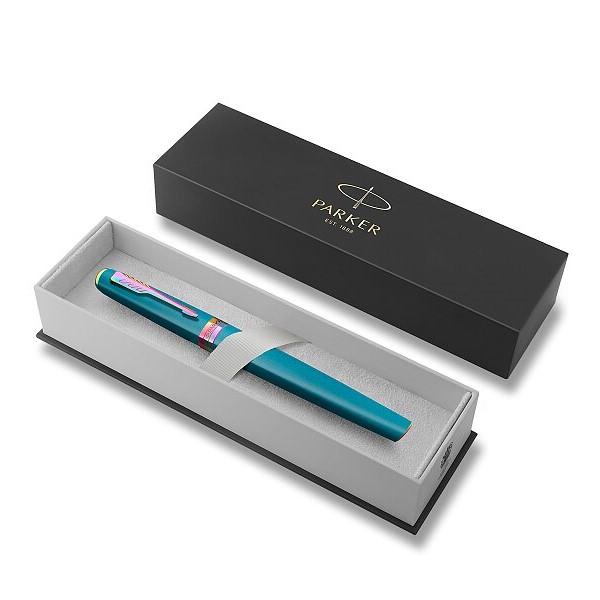 Pero plniace PARKER Meridian Teal RBT, hrot F