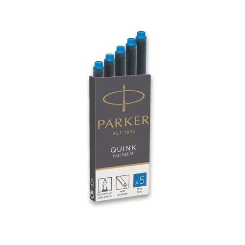 Parker washable balls, blue 5 pcs