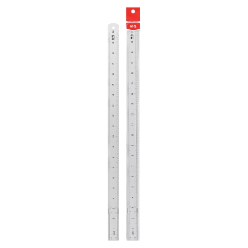 Pravítko M&G 50 cm, dvojitá stupnica, aluminium