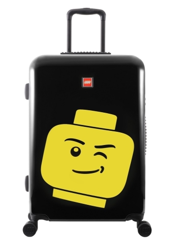LEGO Luggage ColourBox Minifigure Head 24" - Black