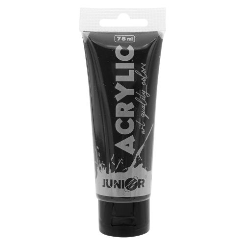 Acrylic paint JUNIOR 75 ml - black