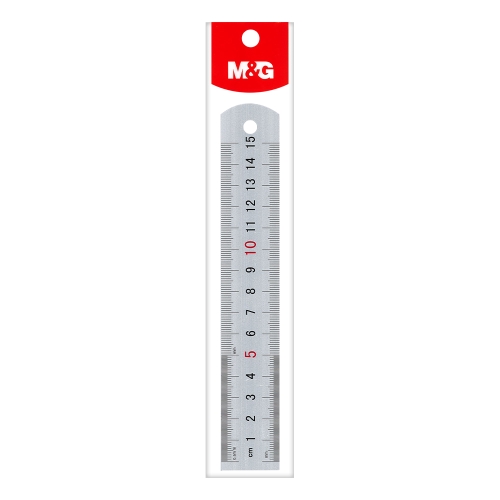 Pravítko M&G 15 cm, hliníkové