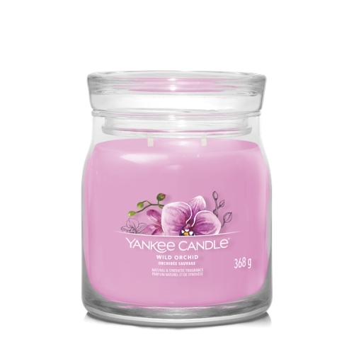 Sviečka Yankee Candle - WILD ORCHID, stredná