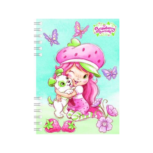 A6 Akim notebook with 3D application - Strawberry 2