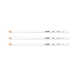 Ceruzky MILAN (3 ks) s hrubou bielou tuhou 4 mm (4)