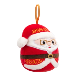 SQUISHMALLOWS Christmas Santa ornament with glasses - Nick, 10 cm (6)