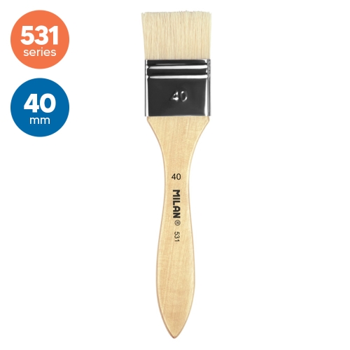 Wide brush MILAN 531 - 40 mm
