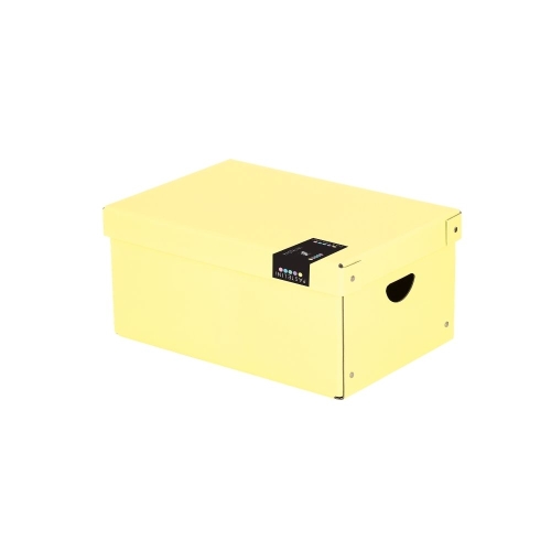 Laminate box 35.5x24x16 cm PASTELINI yellow