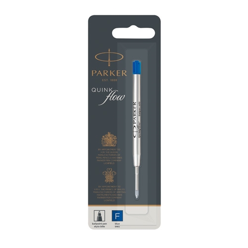 Ball cartridge Parker QuinkFlow - blue F (0.8 mm)
