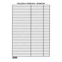 School mat - Laminate A4 with help - Geometry