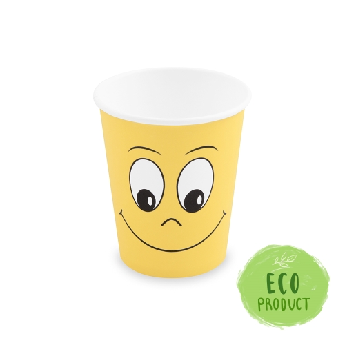 Paper cup Smiling Face 280 ml, 10 pcs