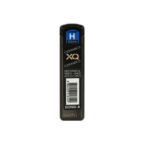 Grafitové tuhy DONG-A H/0,5 mm, 12 ks