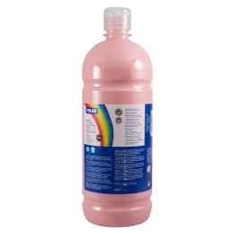 Bottle of 1000ml pale pink poster colour