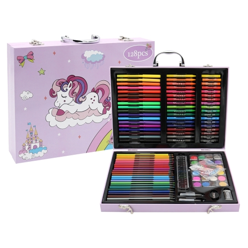 Art set in case 128 pcs - Unicorn