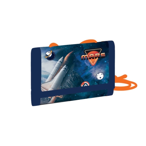Children's textile wallet Space