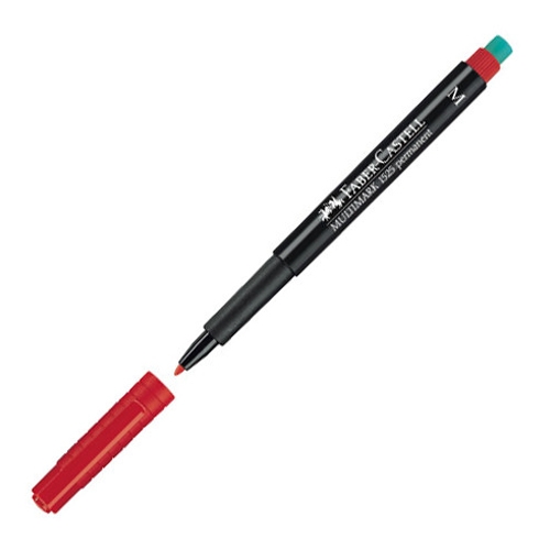 Permanent marker OHP M - red