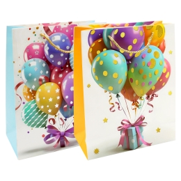 Gift bag 2090XXL (mix of designs Balloons) extra large size (2)