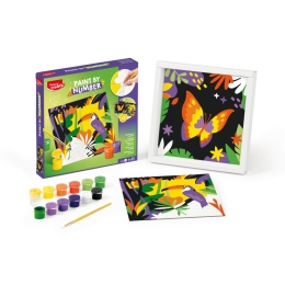 Maped Creativ Paint by number creative set - toucan and butterfly