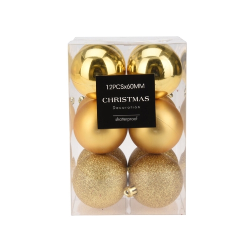 XMAS BALL 12X 60MM TRADIOTIONA