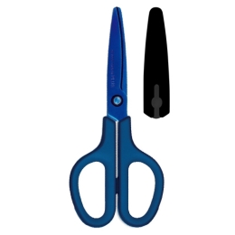 Scissors PLUS SC-175T titan blue 7"/18 cm