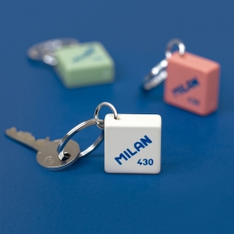 MILAN key ring in the shape of the iconic rubber 430 (4)