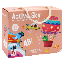 Children's puzzles 50 x 34 cm (48 pieces) - Active Sky (1)