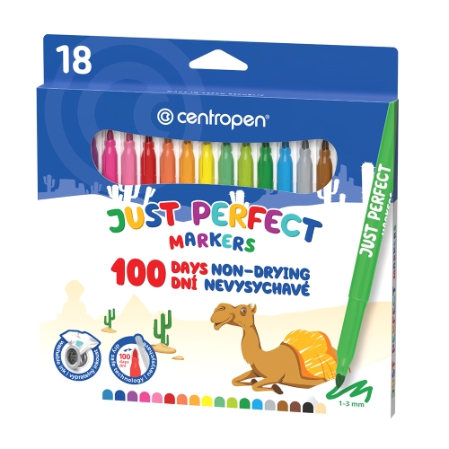 Fixy CENTROPEN 2510 Just Perfect, sada 18 ks
