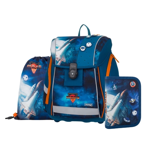 School bag (3-piece set) PREMIUM LIGHT - Space