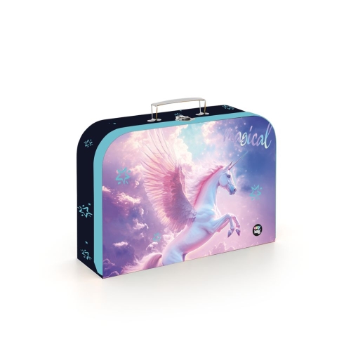 Children's laminated briefcase 34 cm - Pegasus