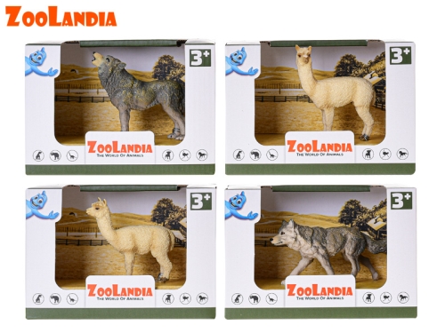 4asstd plastic safari animal in OTB