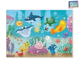 60pcs of 32x23cm Underwater world puzzle in PBX