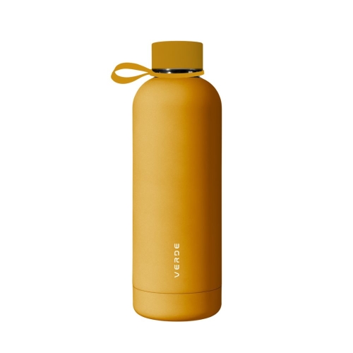 Thermo bottle 500ml VERDE - mustard