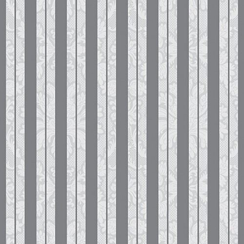 Obrúsky PAW L 33x33cm Inspiration Stripes Silver