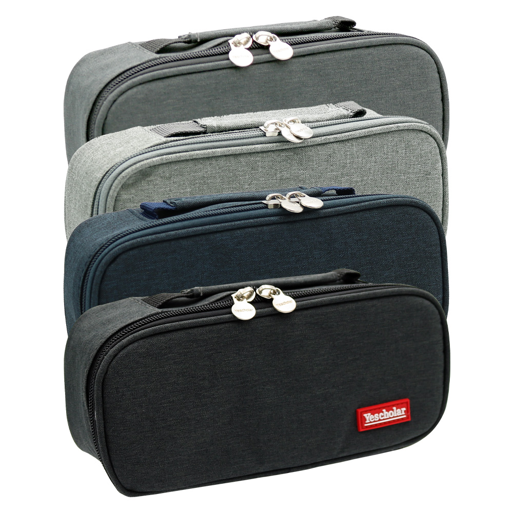 Peračník Yescholar s rukoväťou, prázdny (mix 4 farieb)