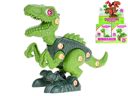 Dinosaurus skrutkovací 17,5-21cm 6druhov v krabičke 12ks v DBX