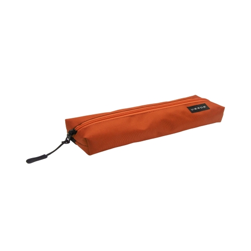 Pencil case "Etue narrow + elastic" VERDE - brick colour